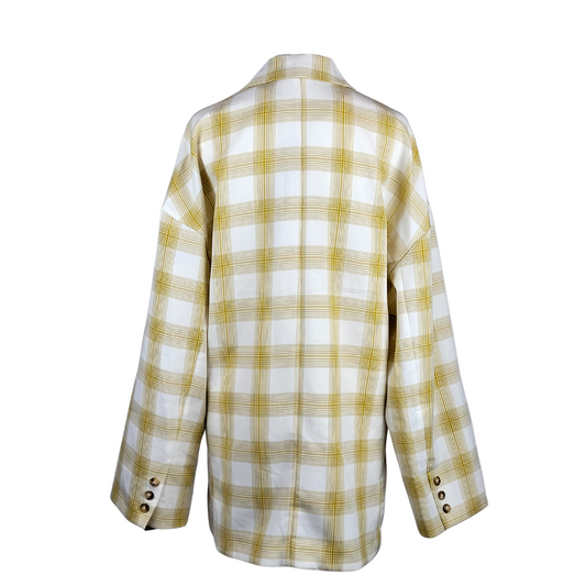 Yellow Plaid Jacket