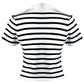 Knitted Stripe T-Shirt