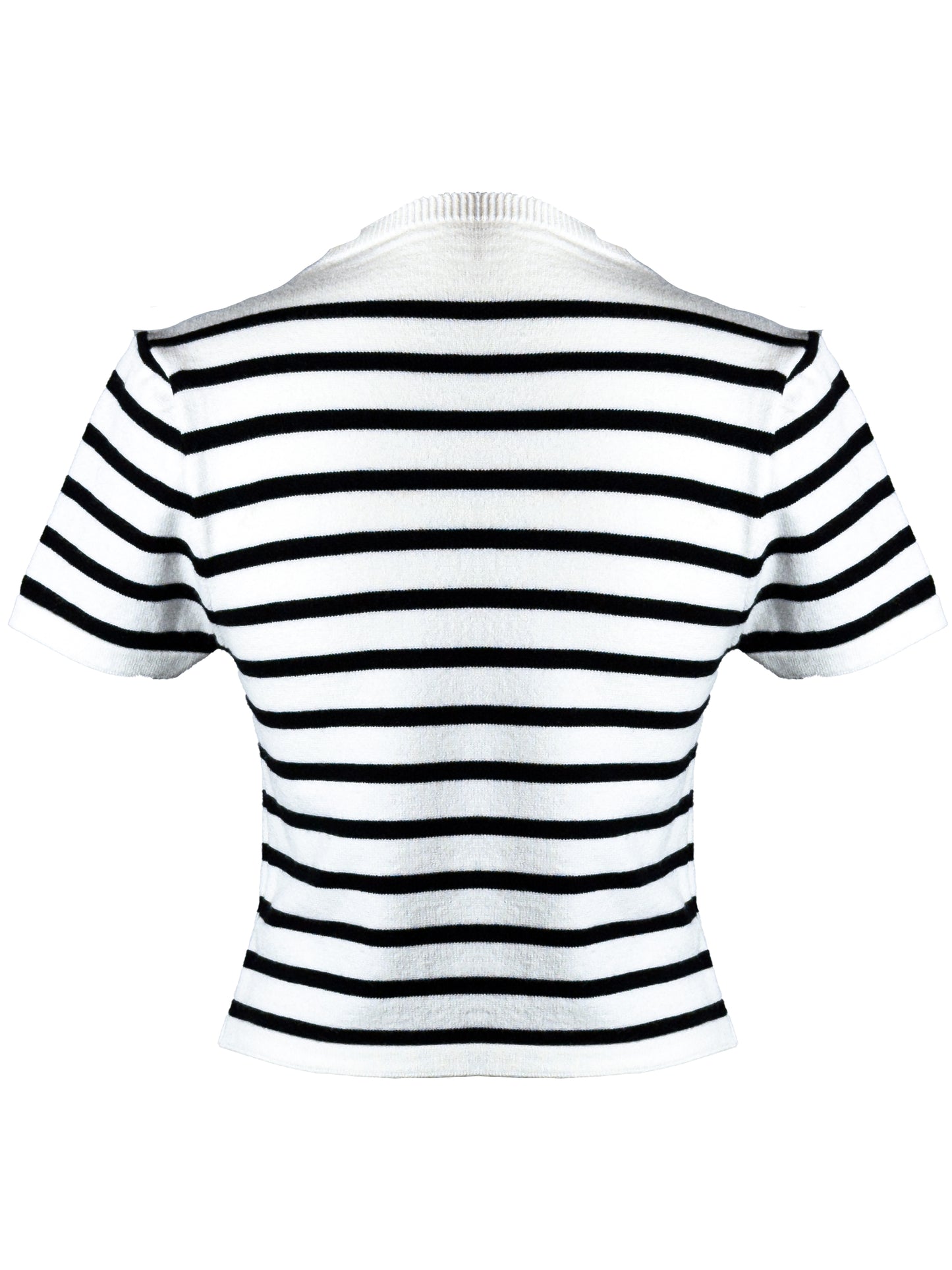 Knitted Stripe T-Shirt