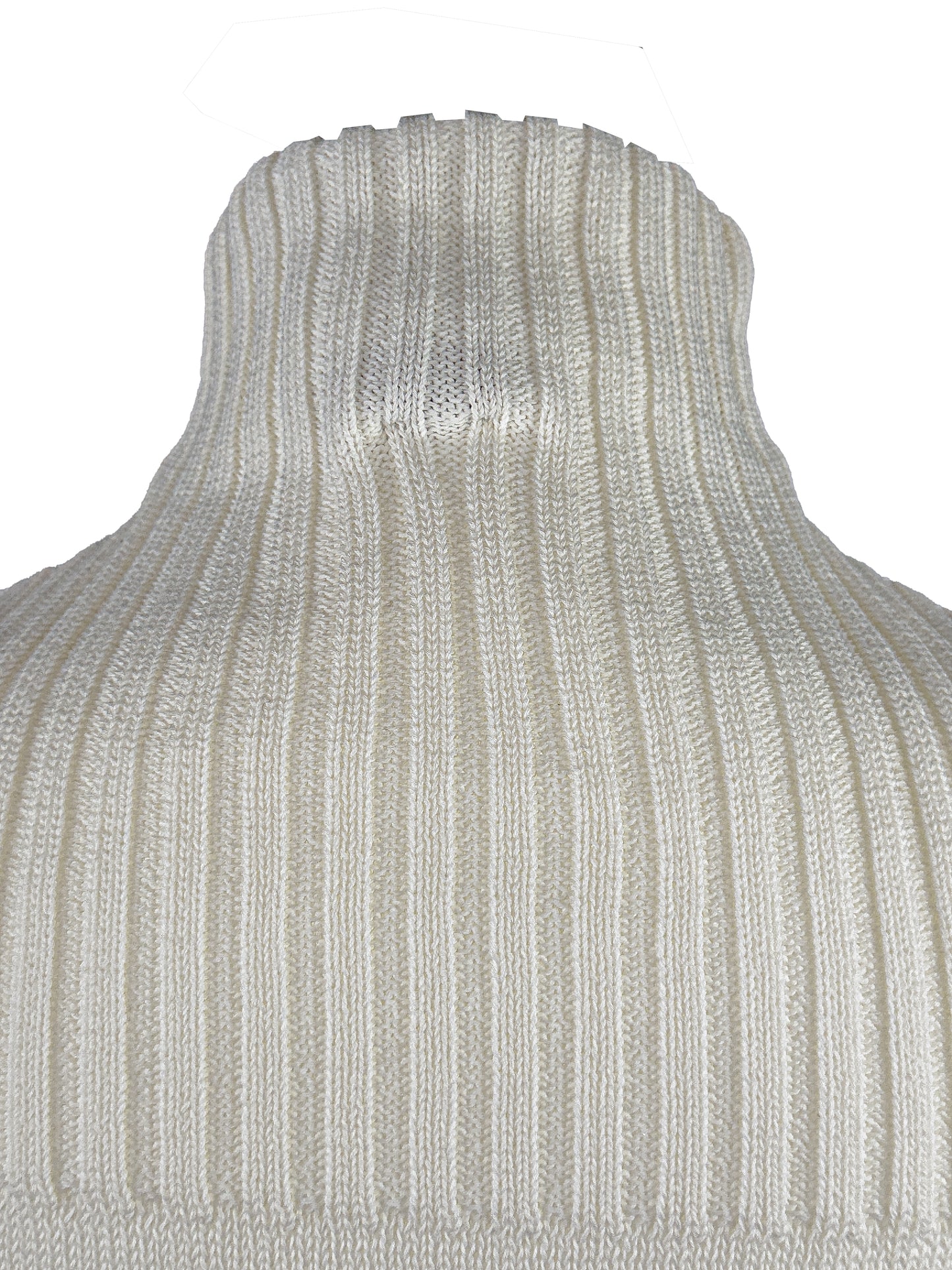 Knitted Sleeveless Turtleneck