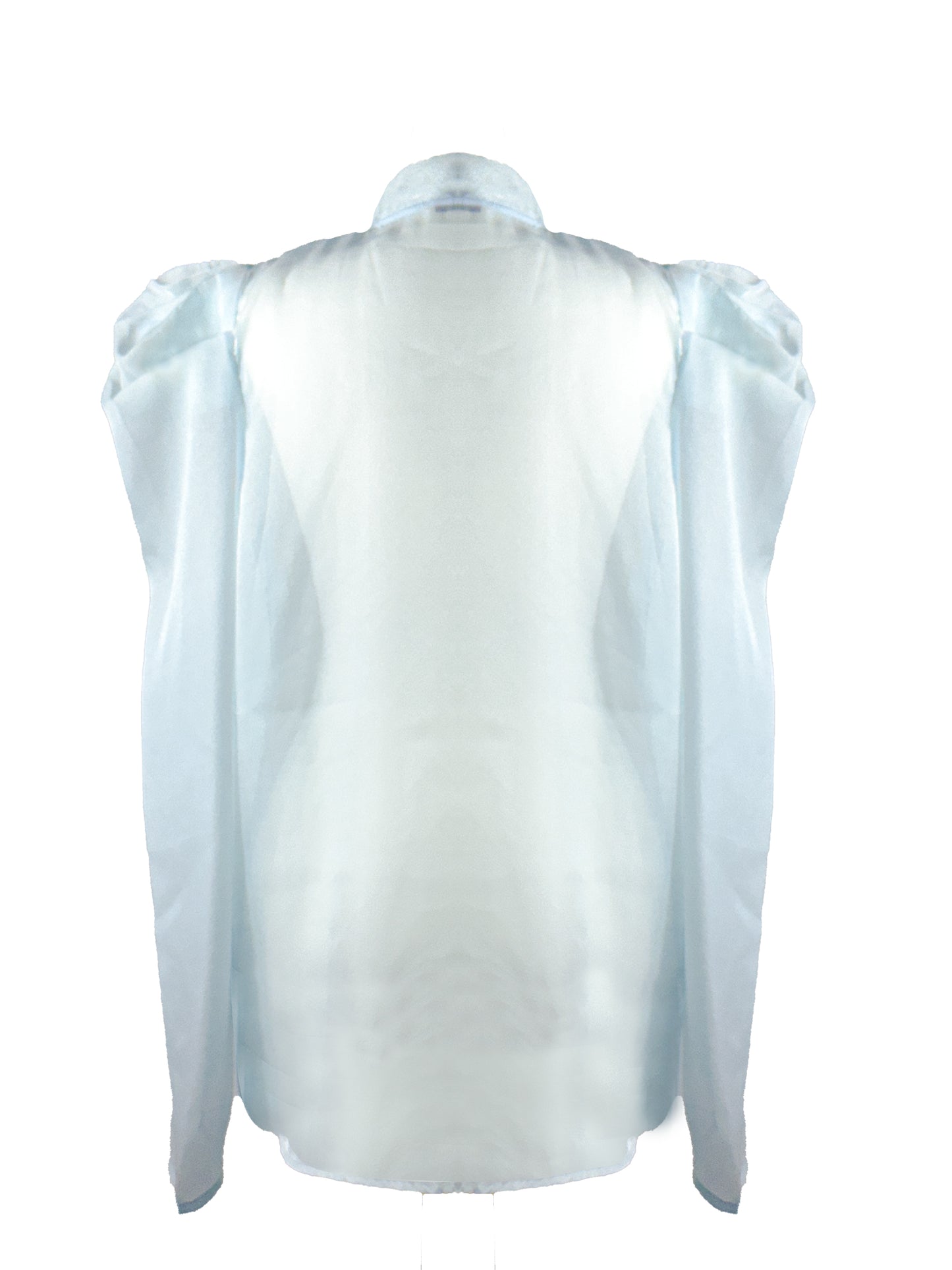 Organza Shirt with Bow