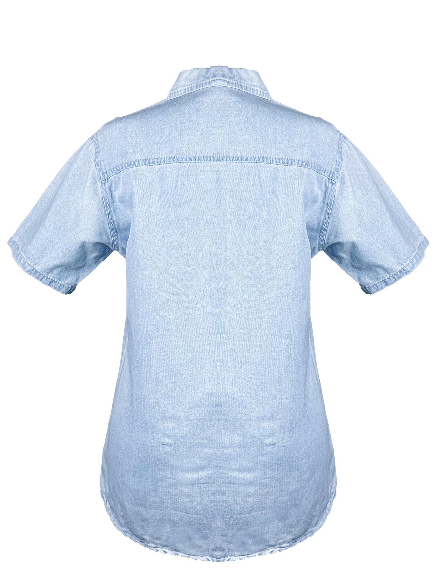 Denim Shirt Short Sleeve