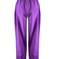 Purple pants high waist