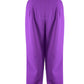 Purple pants high waist