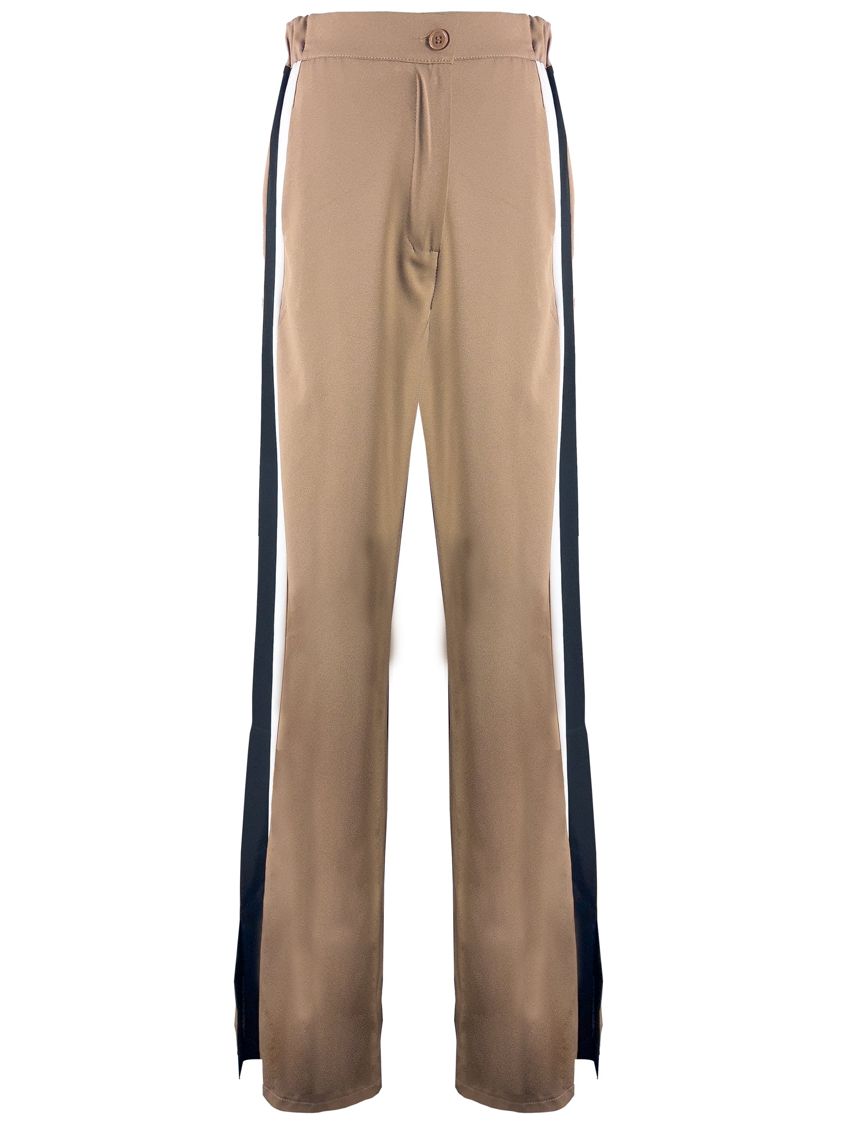 Wide Leg Pants with Side Band