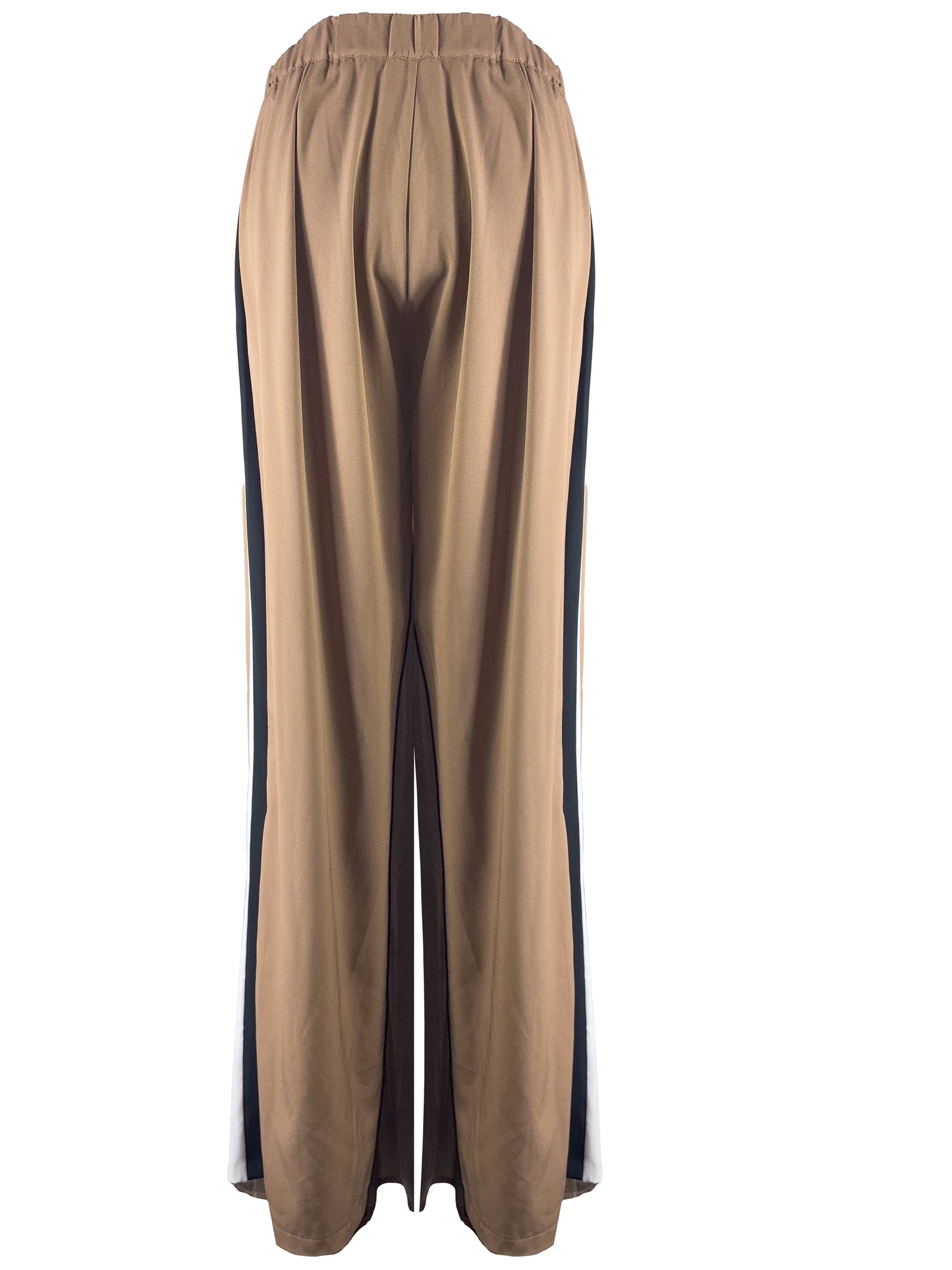 Wide Leg Pants with Side Band